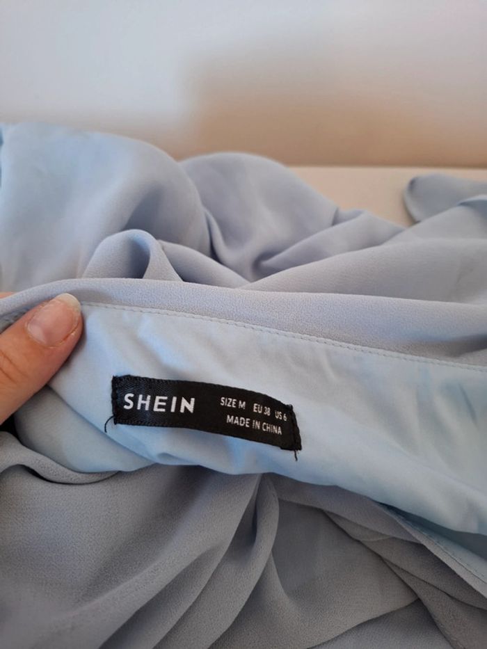 Robe longue bleue claire Shein taille M 38 - photo numéro 10