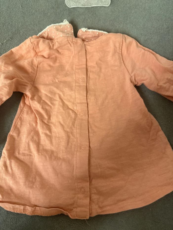 T shirt manches longues effet blouse - photo numéro 5