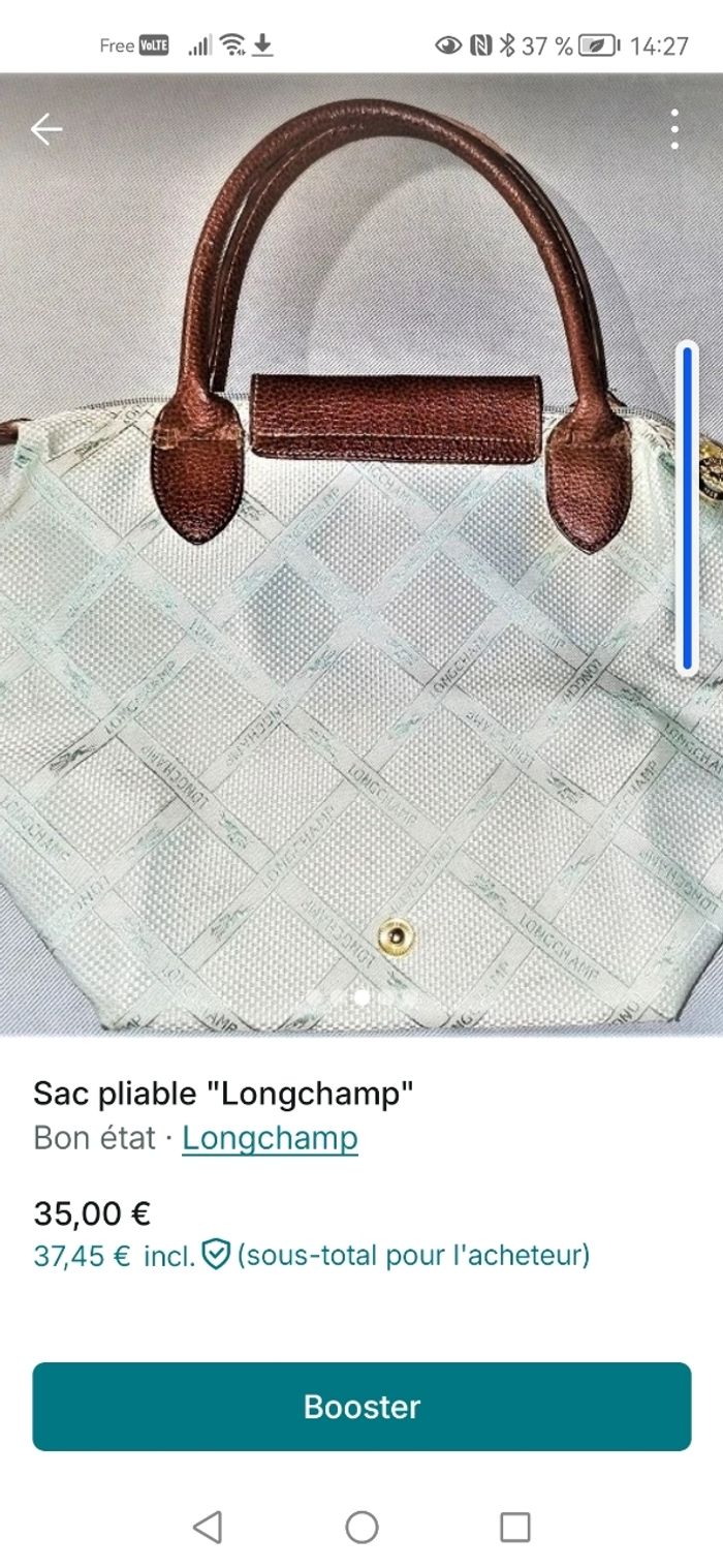 Sac à main "Longchamp" - photo numéro 3