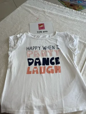 T-shirt 7/8 ans