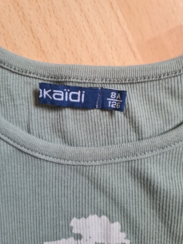Débardeur kaki Okaidi / Taille 8 ans - photo numéro 2