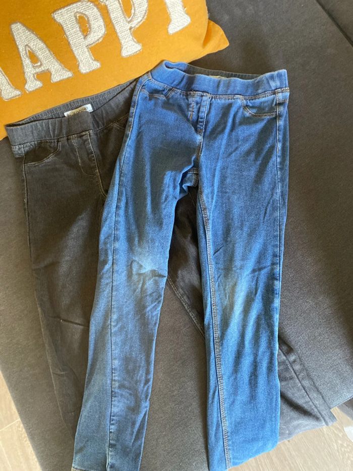 Lot deux jegging fille 8 ans - photo numéro 2