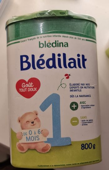 Lot 6 boites Blédilait