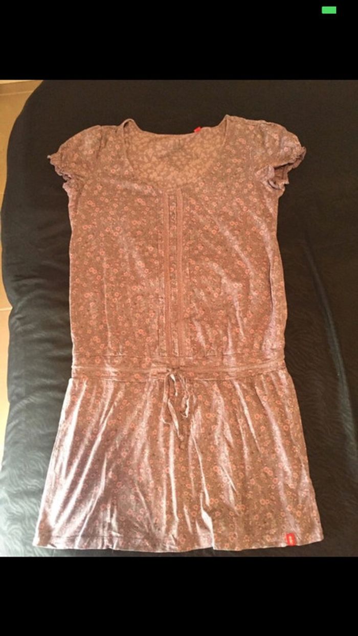 Robe à fleurs - lila - photo numéro 2