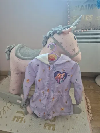 Veste coupe vent disney princesses 3 ans