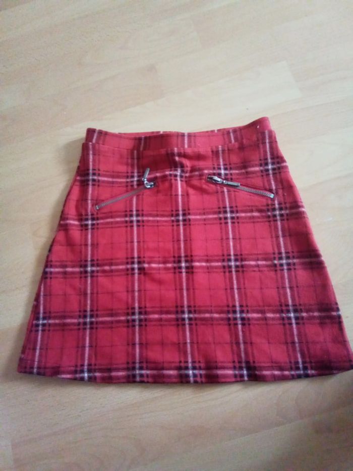 Jupe a carreaux