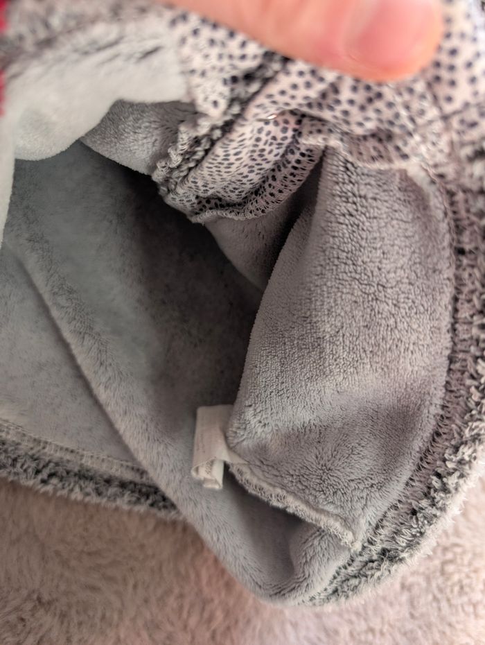 Veste polaire Terre de Marins 12 mois – grise doublée – très bon état - photo numéro 5
