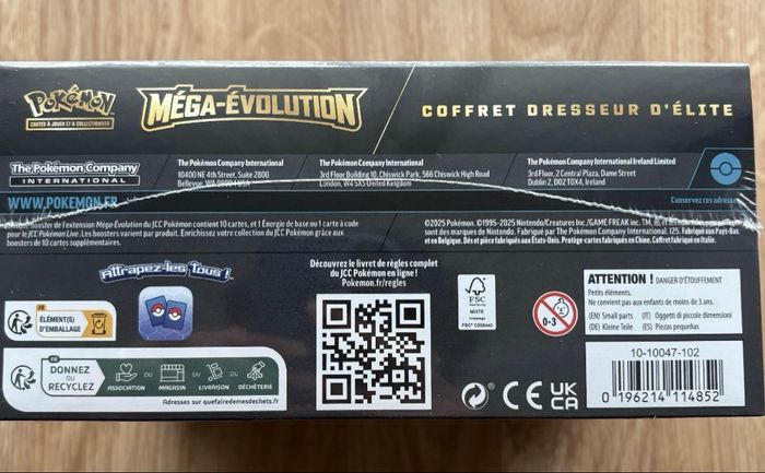 Coffret dresseur d’élite méga évolution etb me01 méga lucario - photo numéro 2