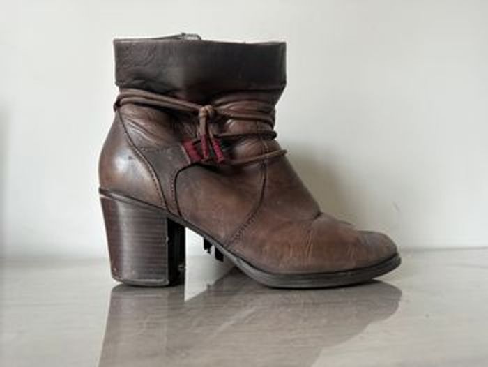 Bottines marron Tamaris - 40 - à rénover - photo numéro 2