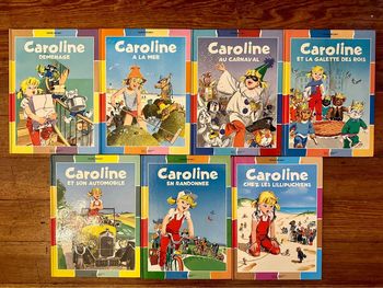 Lot de 7 albums livres bd Caroline Pierre Probst Hachette Jeunesse multicolore couleurs