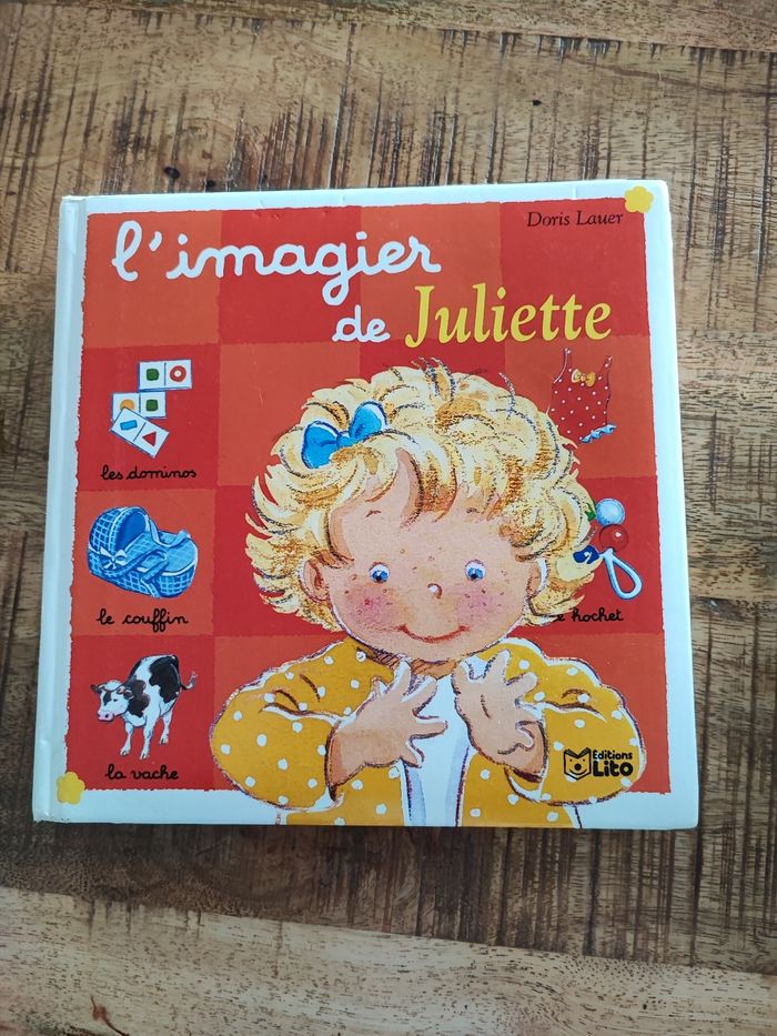 Livre imagier de juliette