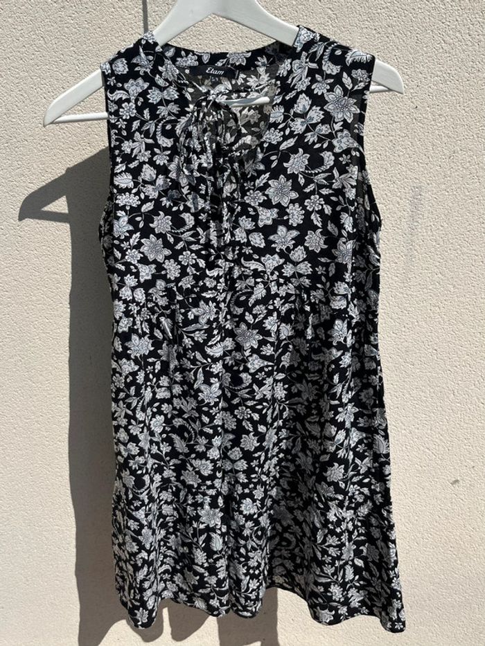 Robe à fleurs etam/ cute flower Summer dress - coquette cottage core - photo numéro 7