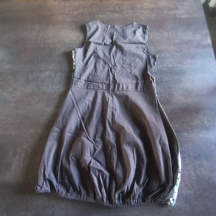 Robe marron et turquoise - photo numéro 2