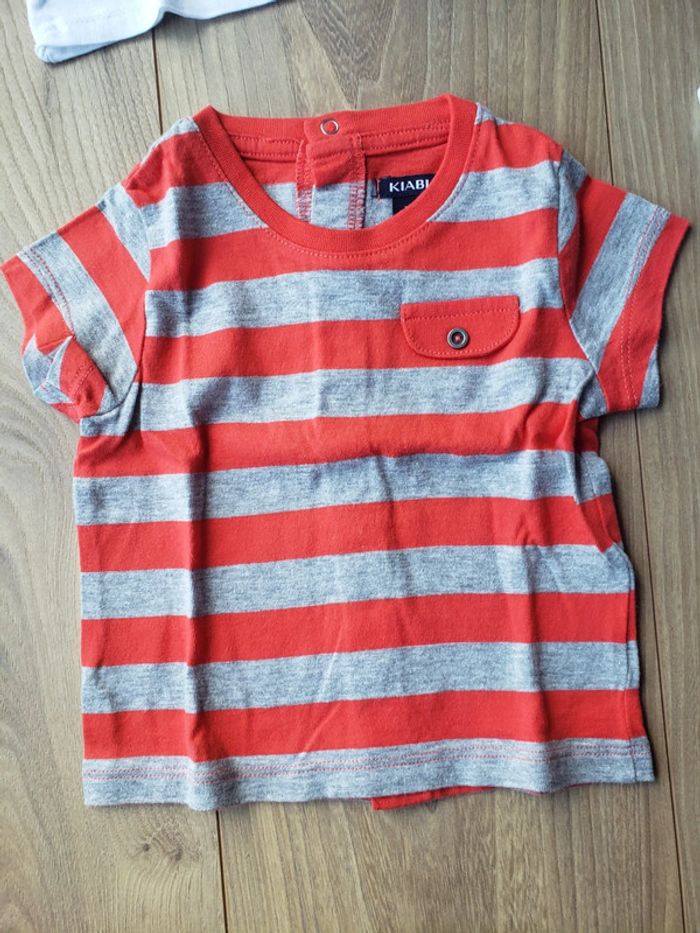 Lot maillots manches courtes 03 mois - photo numéro 2