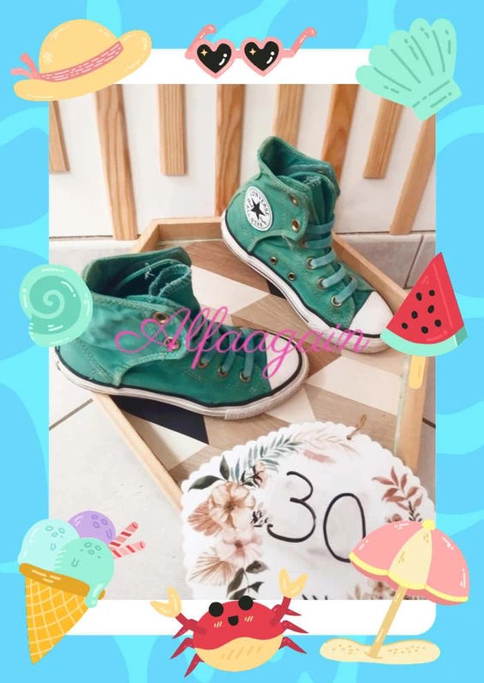 Baskets converse all star mint 30