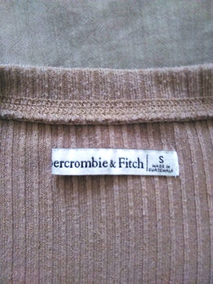 Haut croisé côtelé Abercrombie & Fitch – Taille S - photo numéro 3
