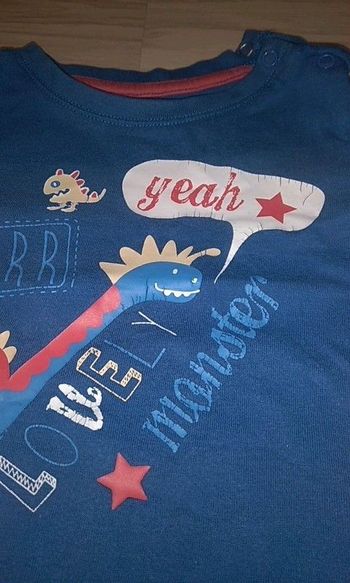 T-shirt manches longues bébé garçon 6 mois