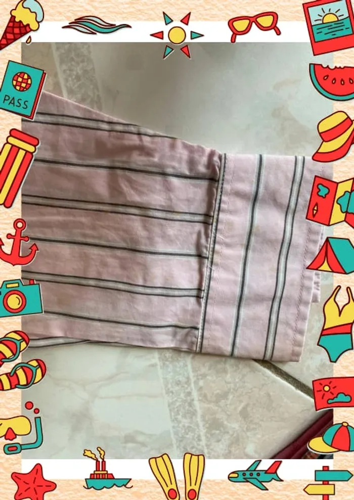 Chemise à rayures Tex XL - photo numéro 2