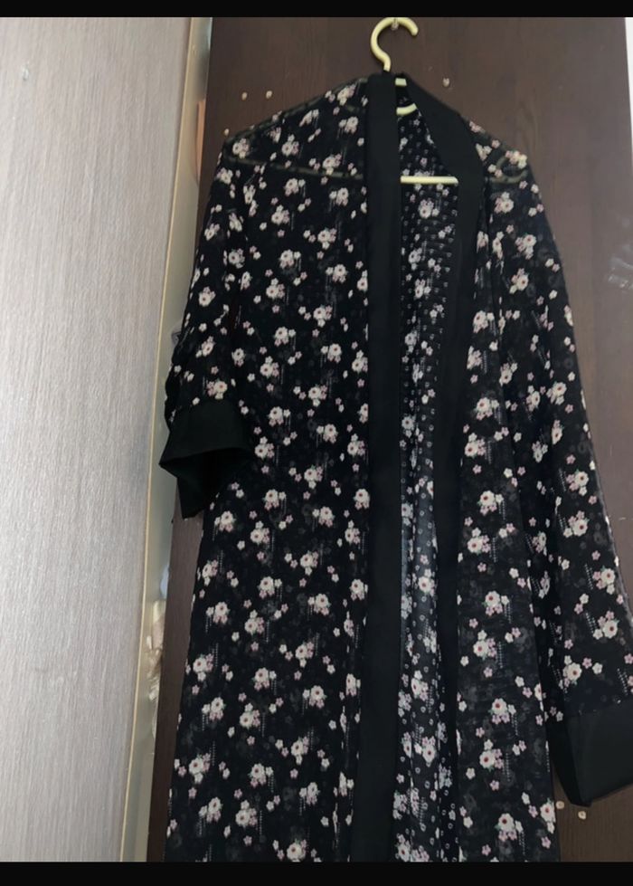 Kimono noir transparent - photo numéro 2