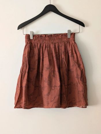 Jupe terracotta fille motif léopard - Cool Club - 12 ans