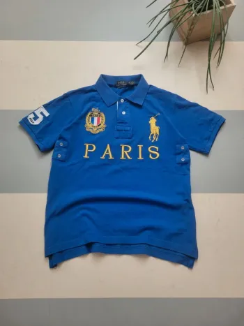 Polo ralph lauren chief keef paris bleu électrique S