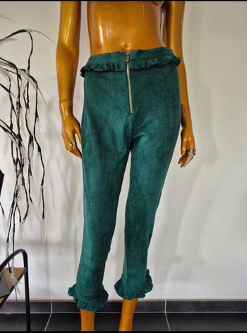 Pantalon Femme Vert Taille S/M