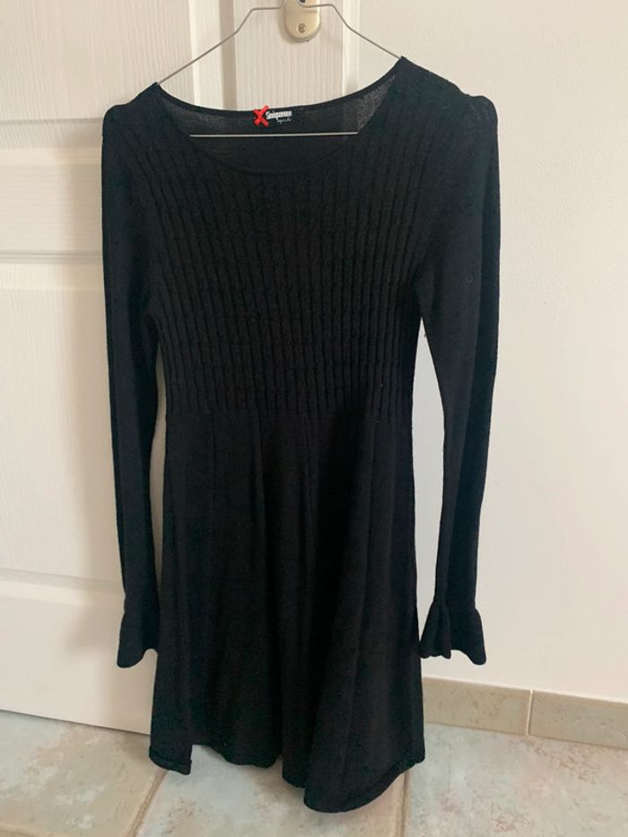 Robe laine noire Sinequanone taille S