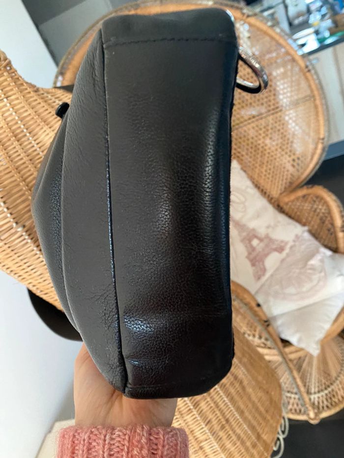 Sac à bandoulière Sacoche Coach en cuir noir - photo numéro 15