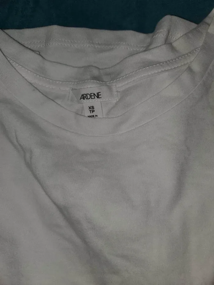 Haut tee shirt blanc femme taille XS / 34 - photo numéro 12