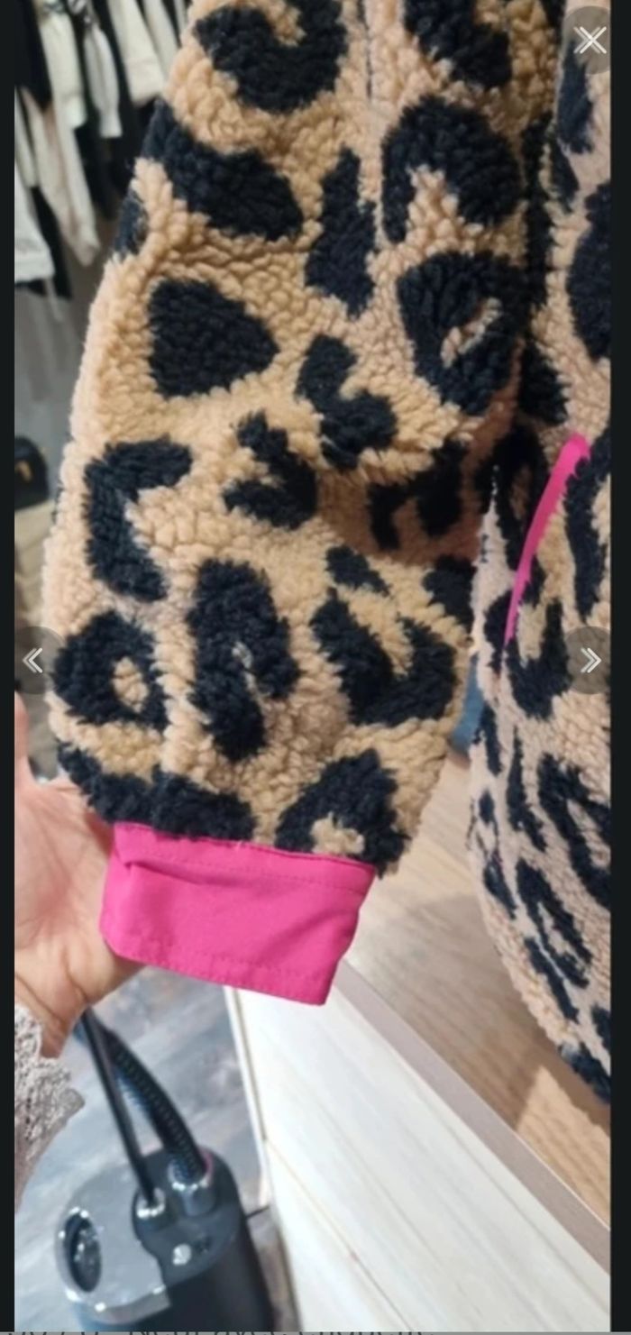 Veste molletonnée leopard - photo numéro 3