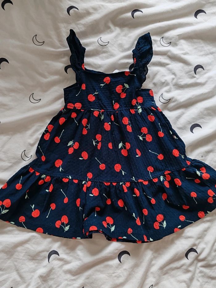 robe cerises 12 mois