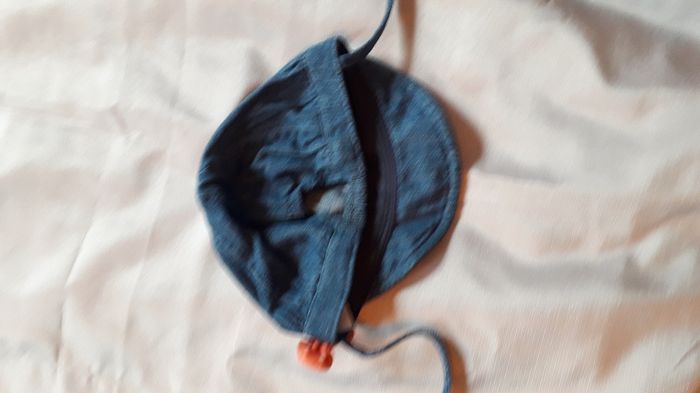 Casquette jean bleu 12 mois - photo numéro 3