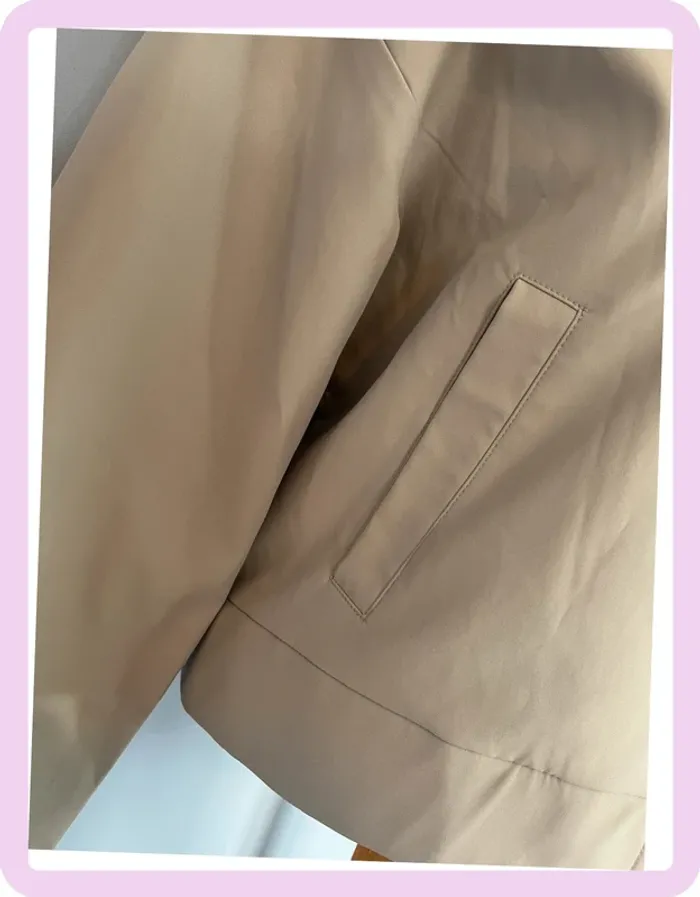 Veste Zara bleu gris clair – taille M – élégante & parfaite mi-saison - photo numéro 3