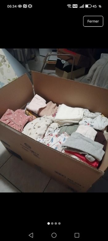 Gros lot vêtements bébé fille 3 mois