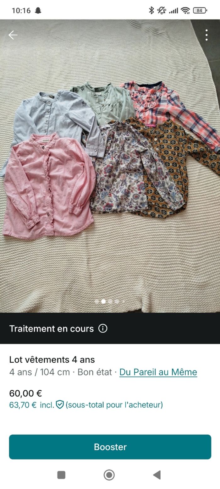 Lot de vêtements 4 ans - photo numéro 2