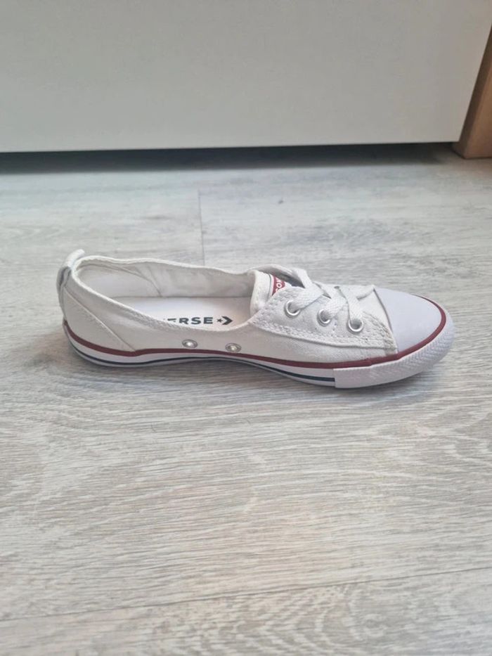 Converse blanches et crème 36 basses - photo numéro 4