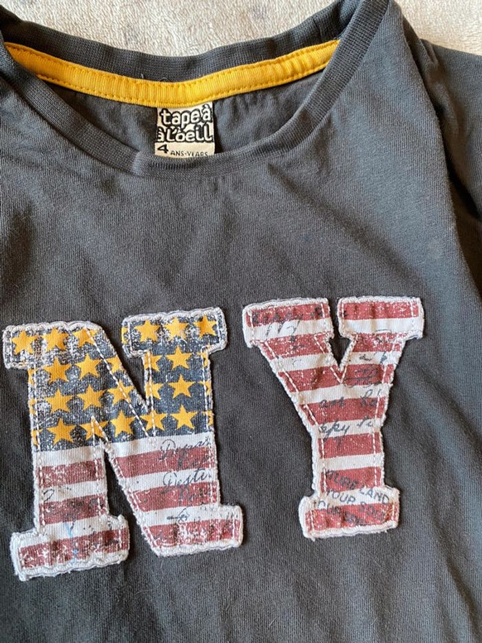 T-shirt TAO tape à l’œil 4 ans - photo numéro 3