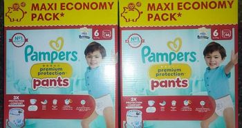 132 couches Pampers premium pants taille 6