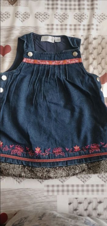 Robe en jean. 12 mois