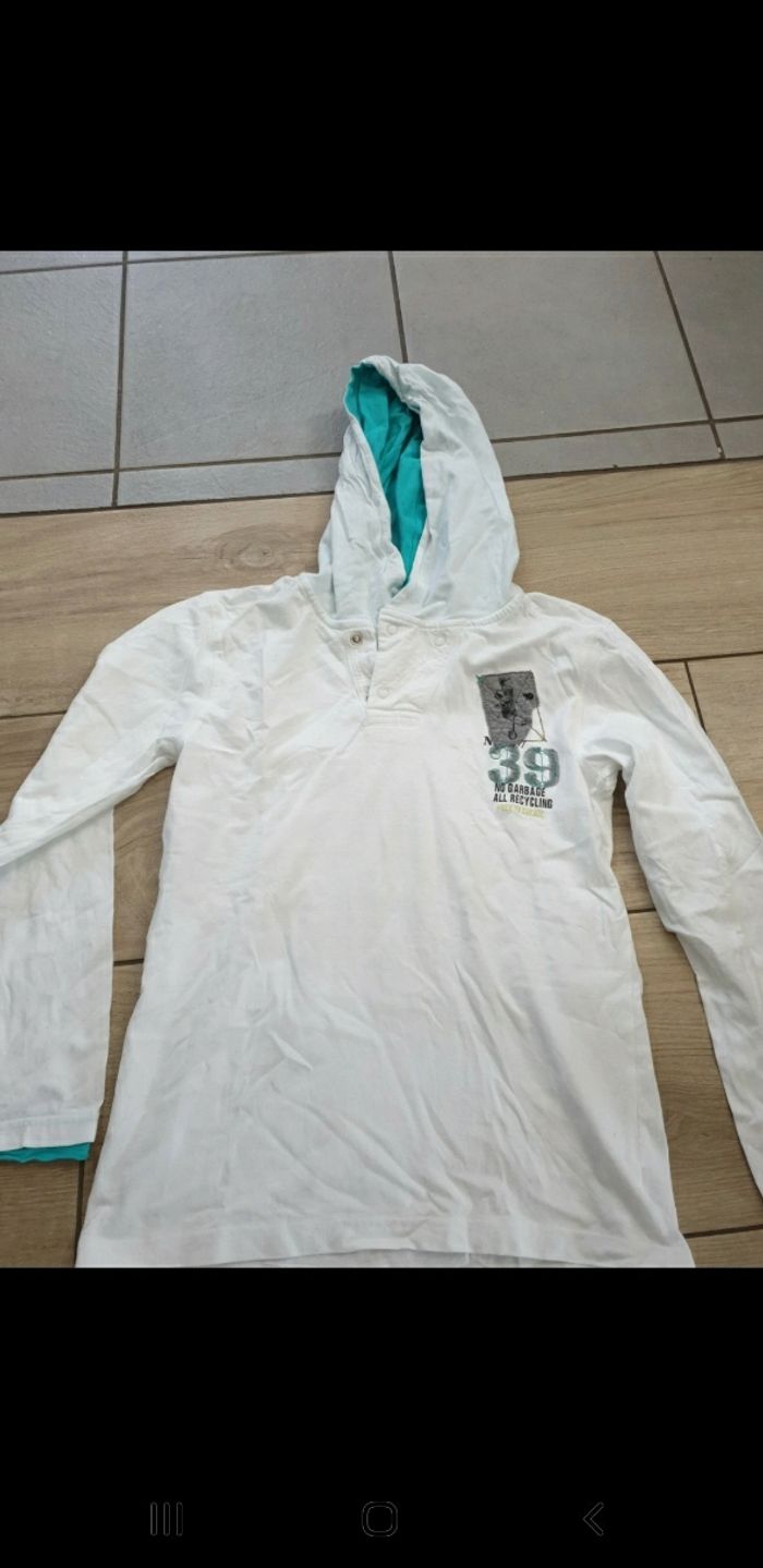 T-shirt capuche garçon 12 ans - photo numéro 2