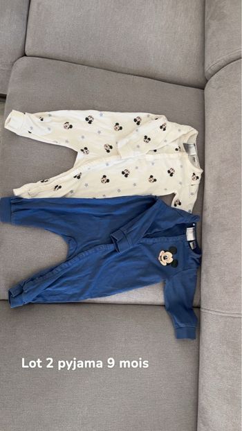 Lot 2 pyjamas (9 mois)