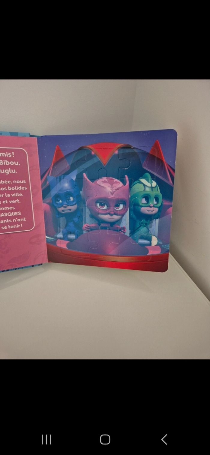 livre puzzle pyjamasques les nouveaux copains - photo numéro 3
