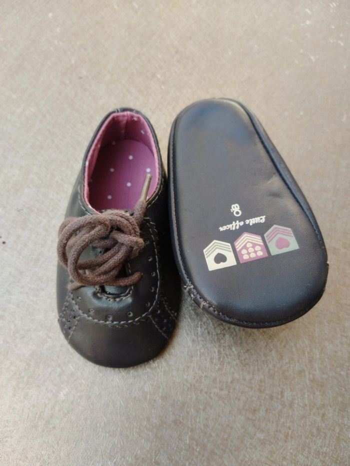 Ballerines bébé 6-9 mois Obaïbi neuves - photo numéro 2