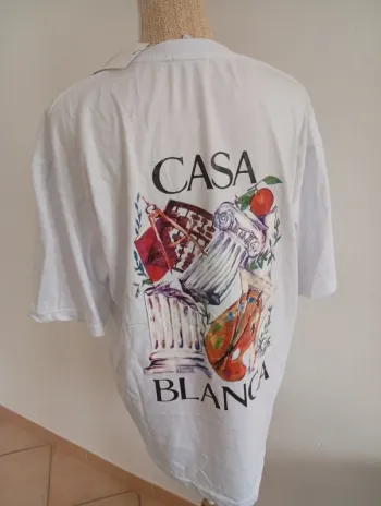 Oversize haut casa magnifique tee shirt homme tendance