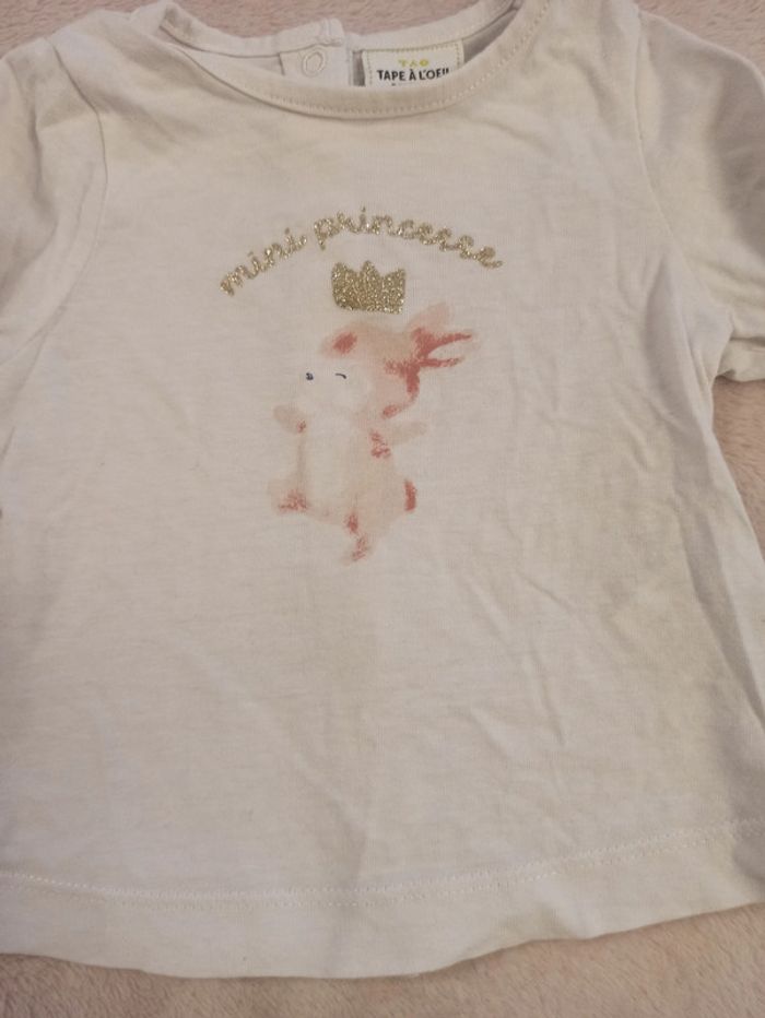 T-shirt bébé tape à l'oeil - photo numéro 2