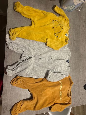 Lot pyjama 3 mois