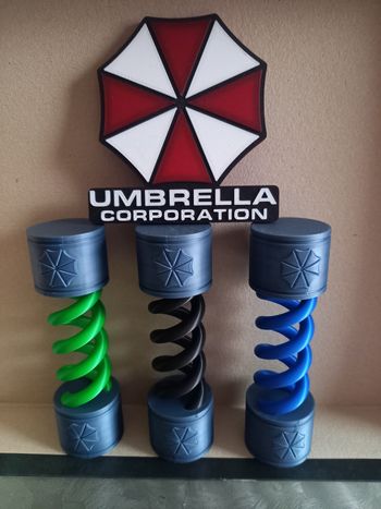 Virus de résident évil avec logo 