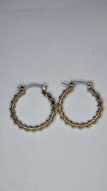 Petites créoles torsadées