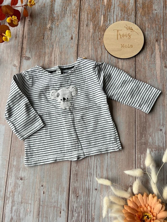 T-shirt marinière 3 mois