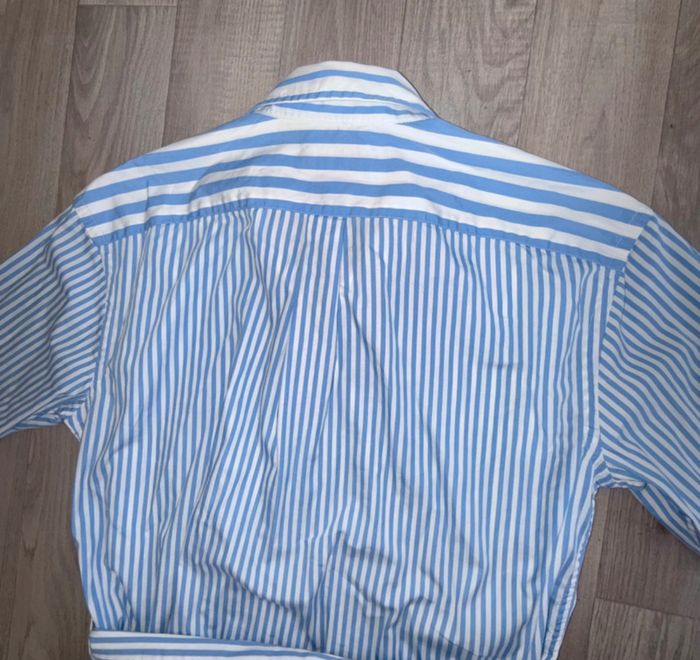Ralph Lauren robe-chemise en coton rayé. Neuve. Taille 6US. - photo numéro 3